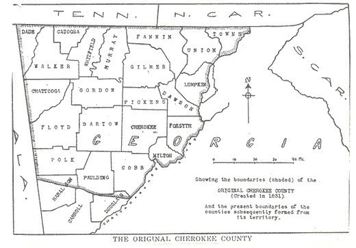 Cherokee County 1831