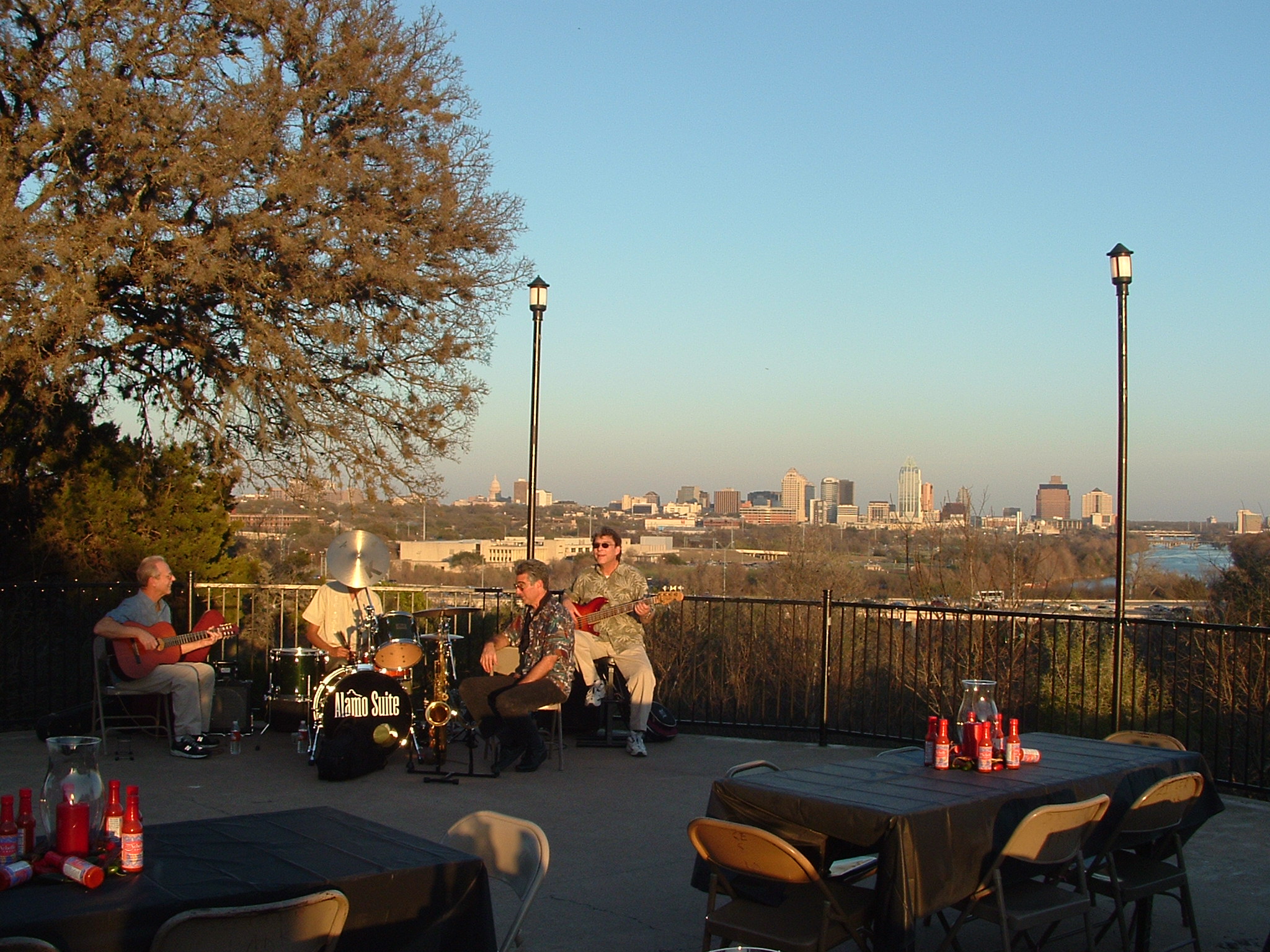 The Zilker Clubhouse with it's gorgeous view of the Austin skyline