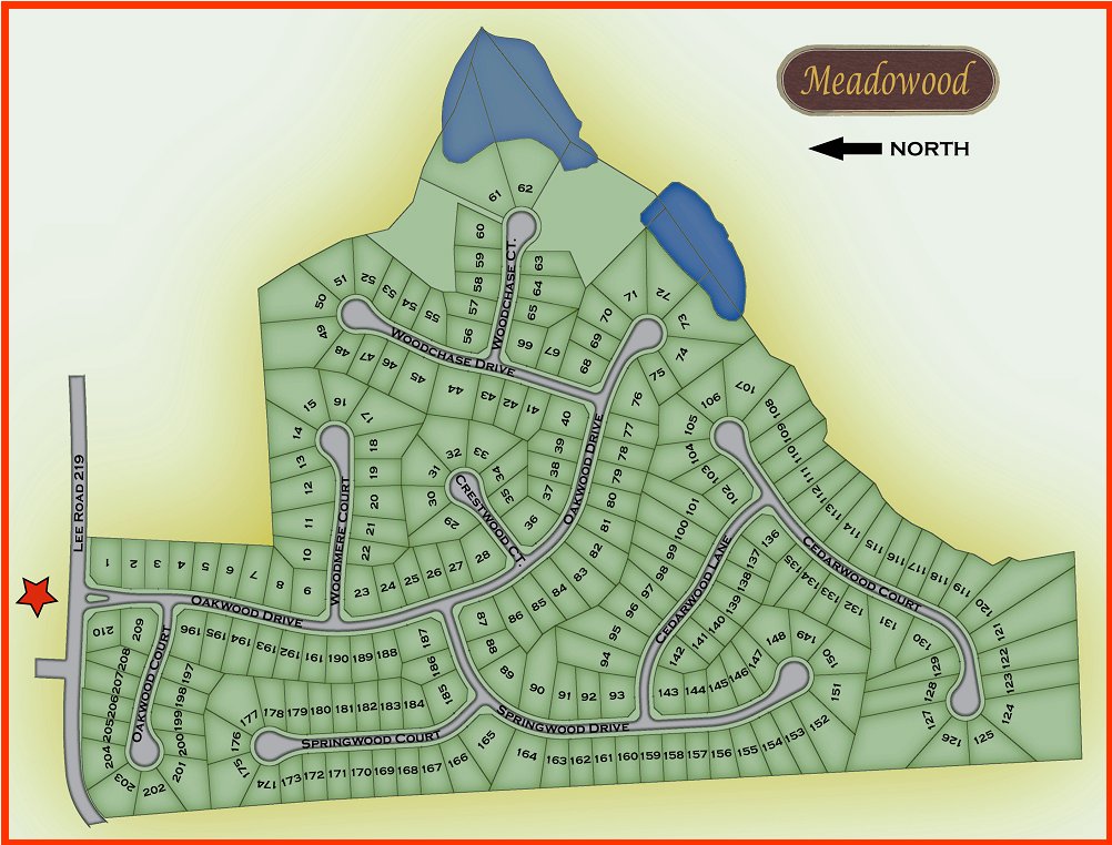 Meadowood Map