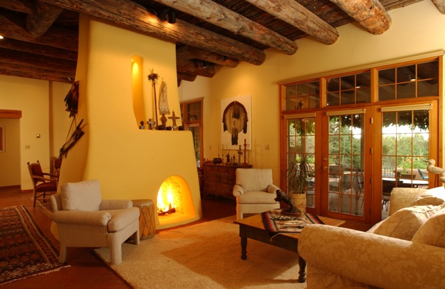 Santa Fe, NM Arroyo Hondo Living Room