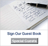 Please sign our guest book