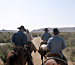 riders leaving