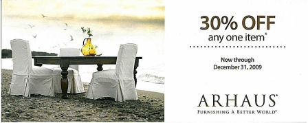 Arhaus EZ Discount!