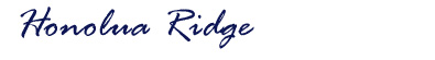 Honolua Ridge Home Page
