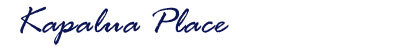 Kapalua Place Real Estate Home Page