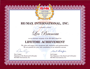 Lifetime Achievement Award :: Leo Bruneau 2008