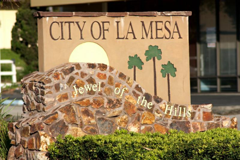 City of La Mesa Monument Sign