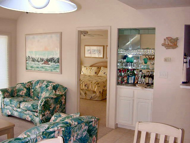 145A Living Room wet bar