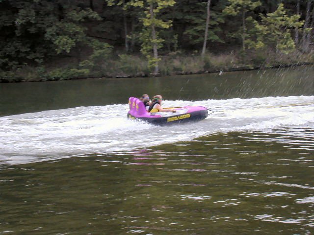 Tubing on the Lake!