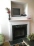 Gas log fireplace no image