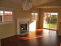 Chandelier, fireplace no image
