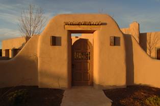 Santa Fe NM Pueblo Style Home